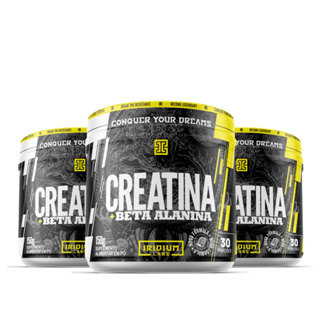 Kit 3x Creatina c/ Beta Alanina 150g - Iridium Labs em Oferta na Shopee