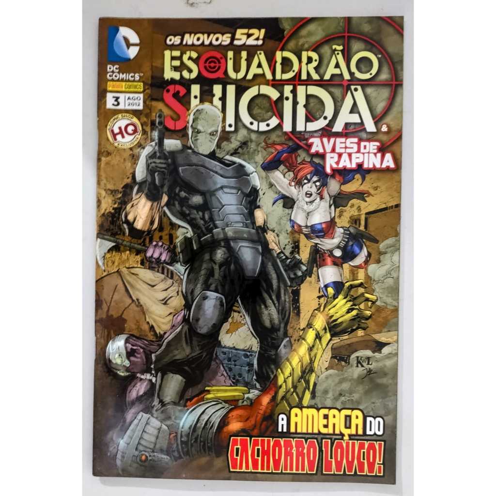 Os novos 52 - Esquadrão suicida aves de rapina; a ameaça do cachorro louco