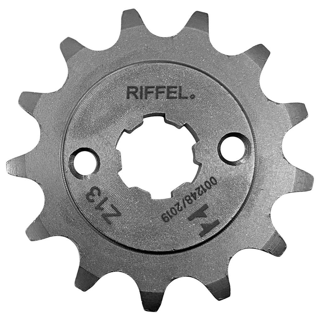 Pinhão 13 Dentes Riffel Cbx 200 Strada Nx 200 Xr 200  Crf 230 Aço1045 em Oferta na Shopee