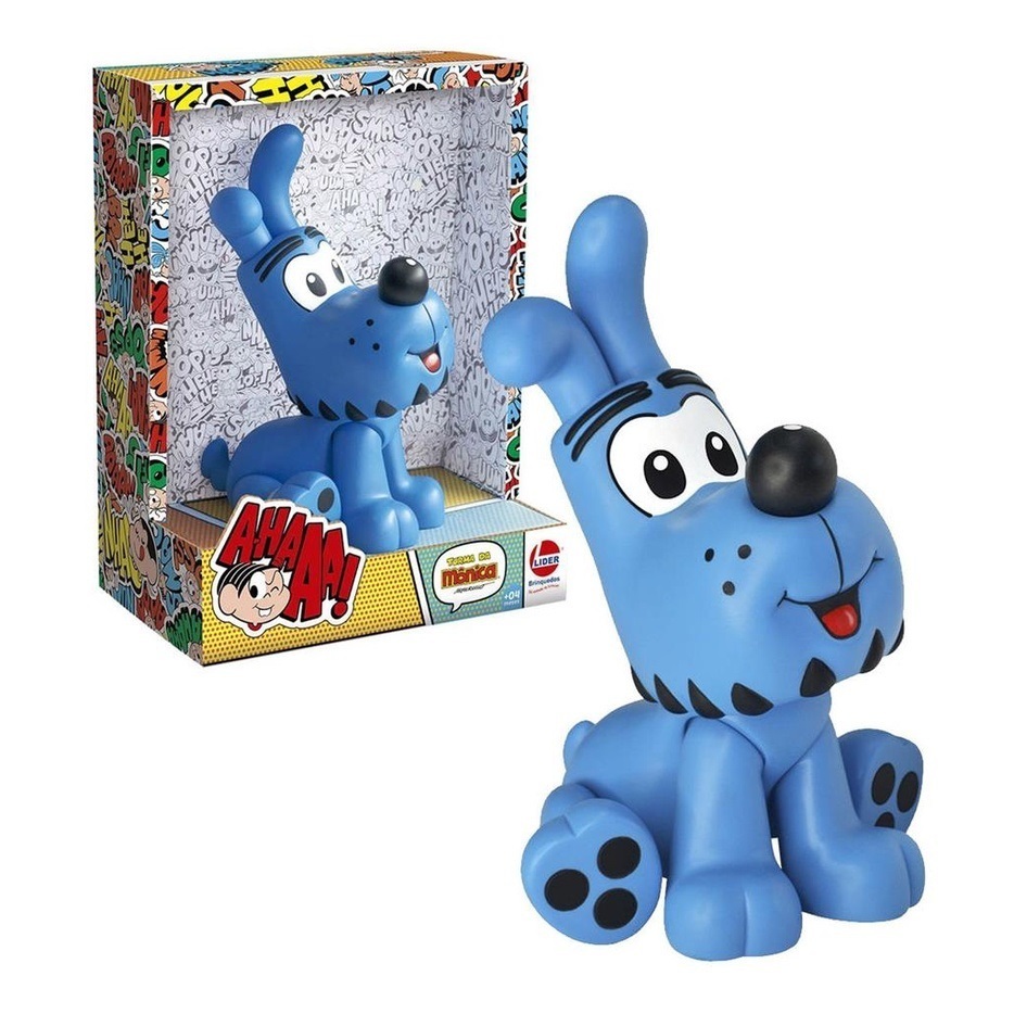 Boneco Em Vinil Bidu Turma Da Monica 25cm - 3025 Lider brinquedos Original