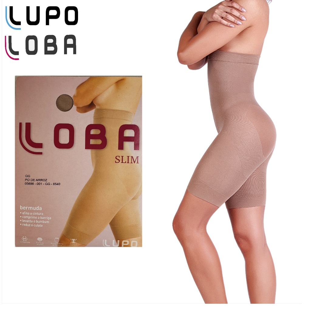 Bermuda Modeladora 5696-001 Plus 5697-001 Levanta o Bumbum Reduz Culote Loba Slim Original Nota Fiscal