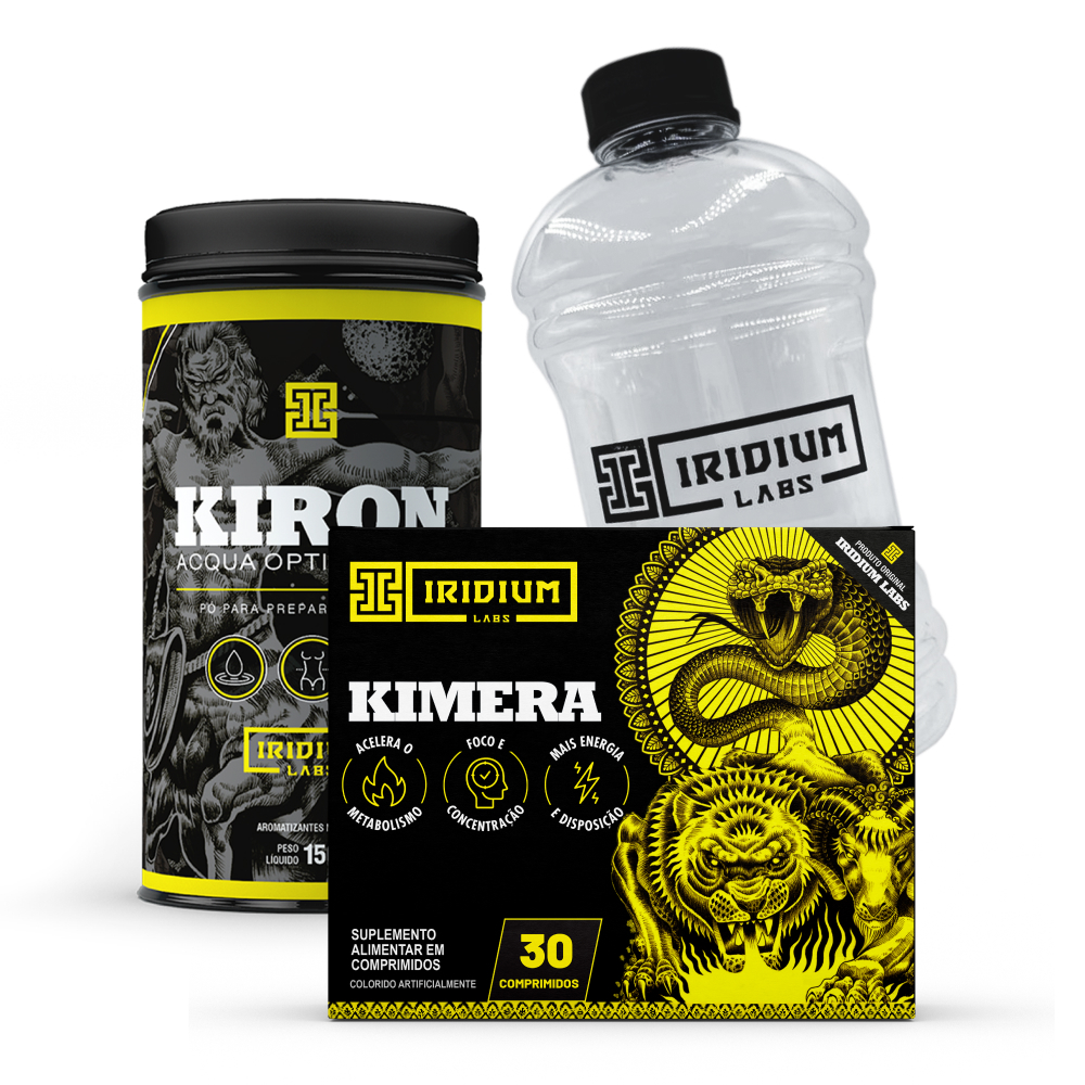 Kit Kimera Thermo 30 caps + Kiron Acqua + Galão 950ml - Health