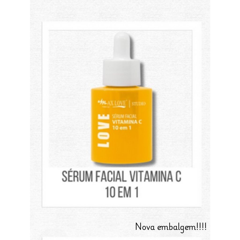 Serum Facial Vitamina C 10 em 1 - Max Love