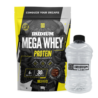 Kit Mega Whey Protein 900g + Galão 950ml em Oferta na Shopee
