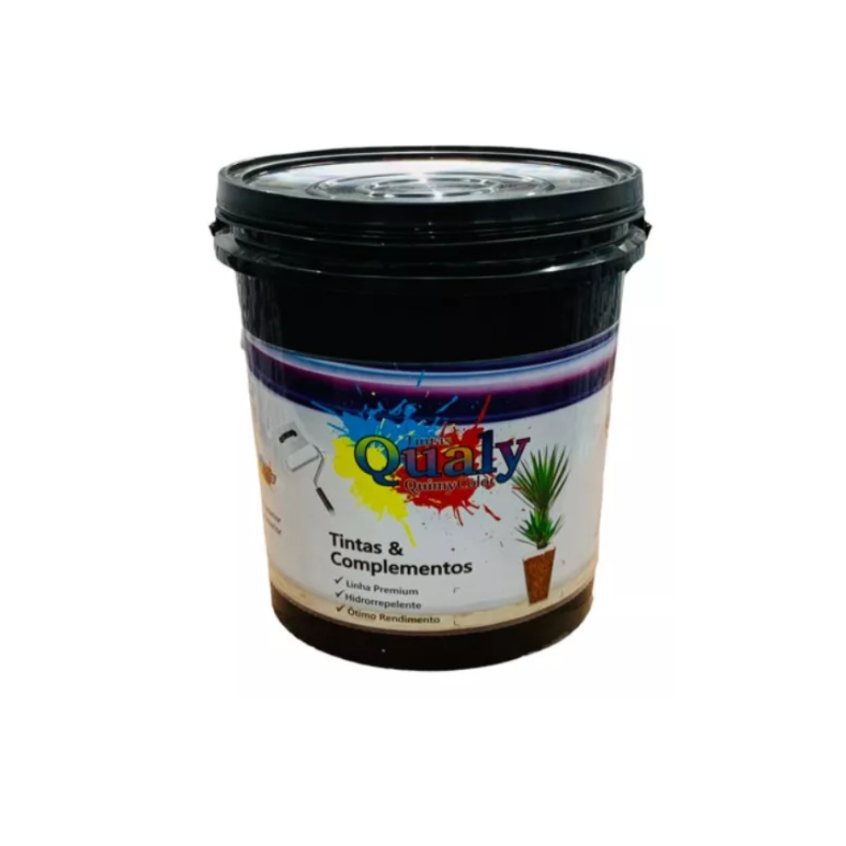 Tinta Balde Látex Qualycolor Acrílico Antimofo 18 kg Parede - ENVIO MESMO DIA