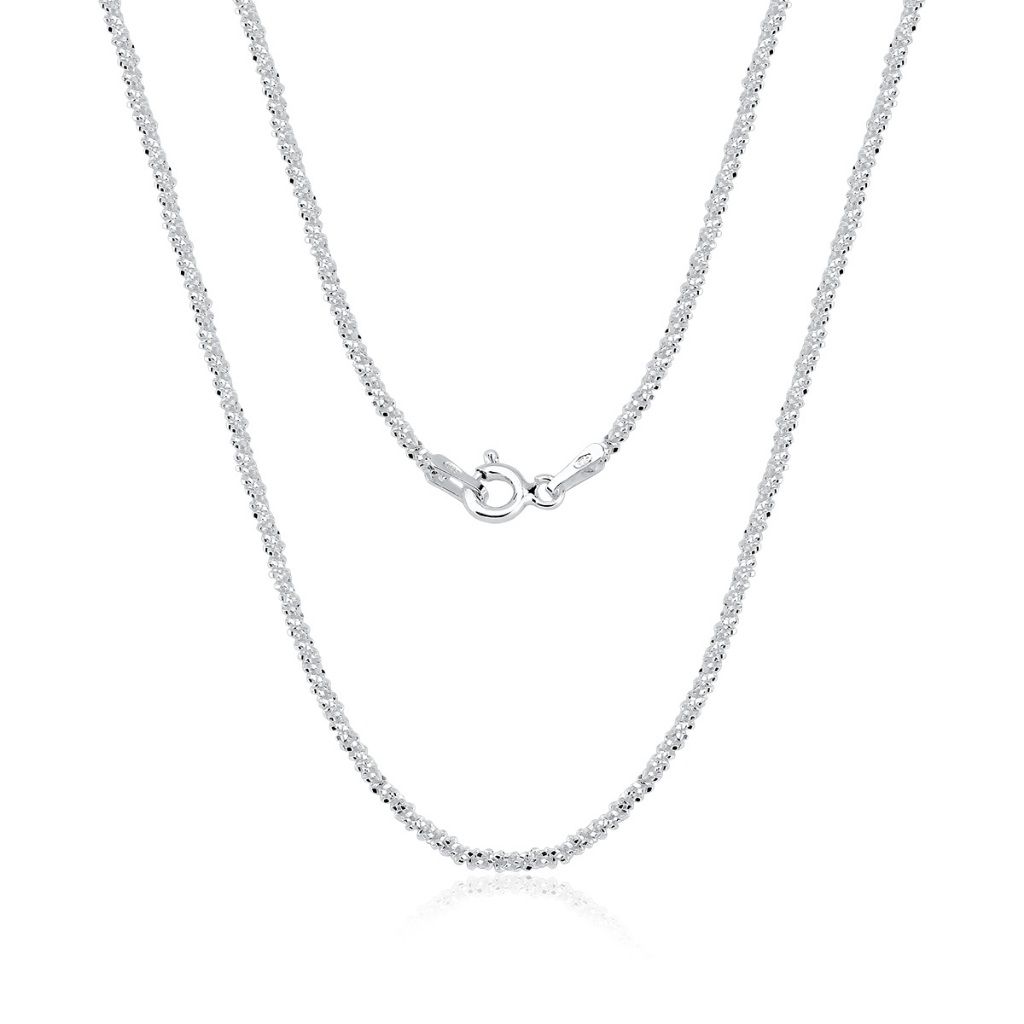 Corrente Feminina de Prata 925 Marguerita com 1mm em Oferta na Shopee