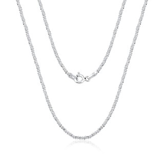 Corrente Feminina de Prata 925 Marguerita com 1mm