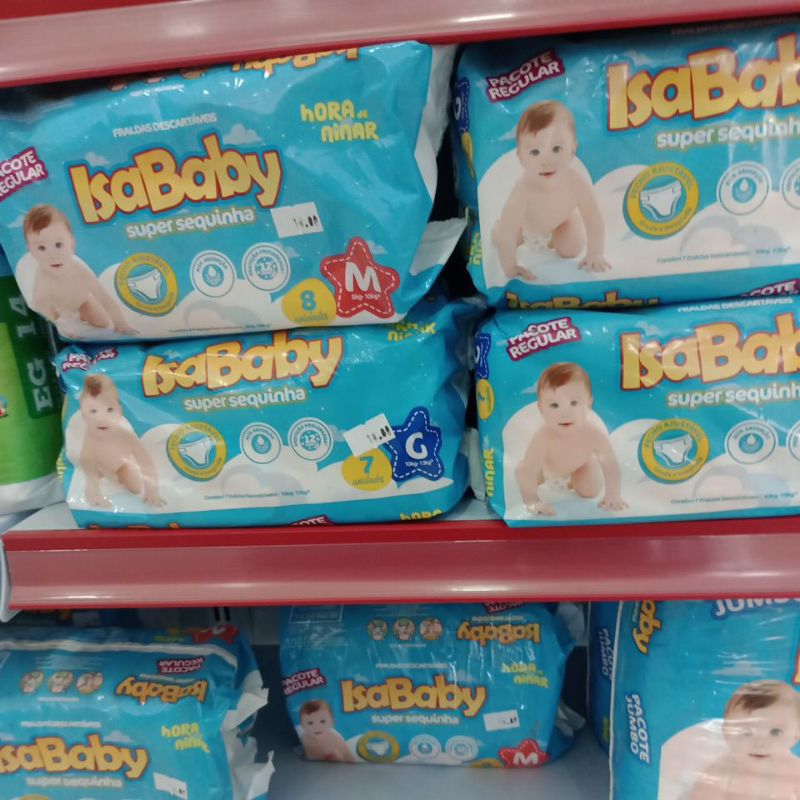 Fralda Isababy pacote regular