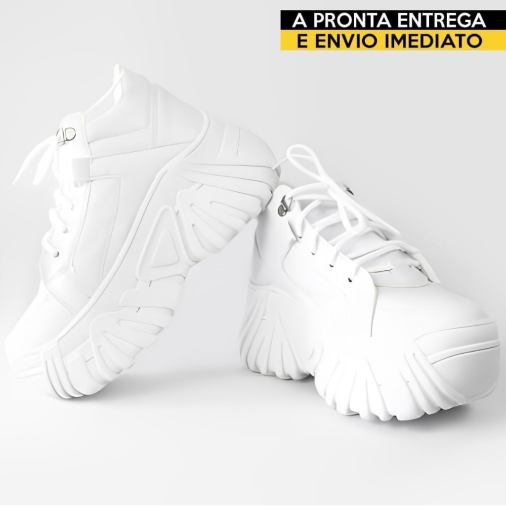 Tênis Buffalo Chunky Sneaker Plataforma 7cm de altura Tênis Para Festa Promoção