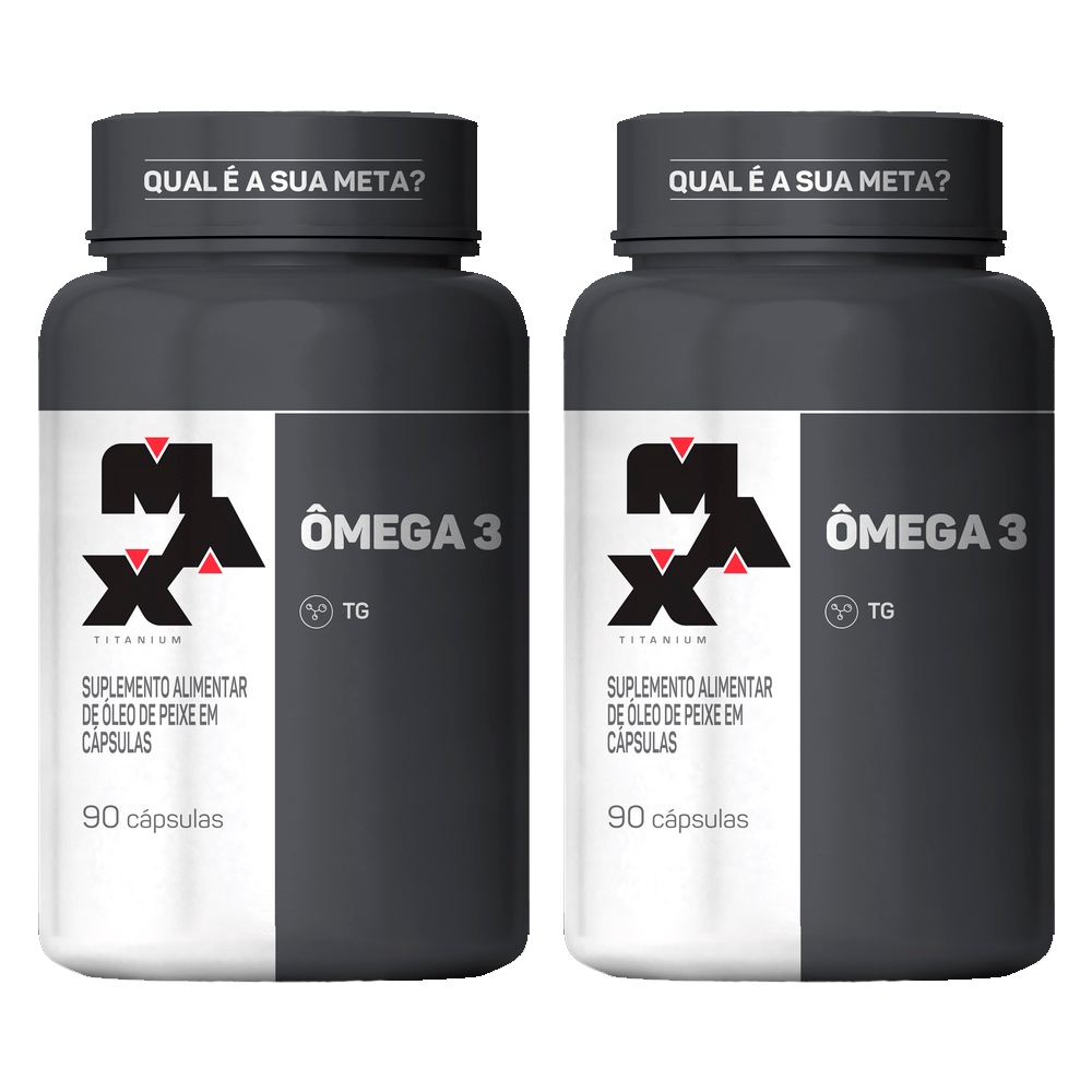 2x Ômega 3 EPA DHA - 90 Cápsulas - Max Titanium