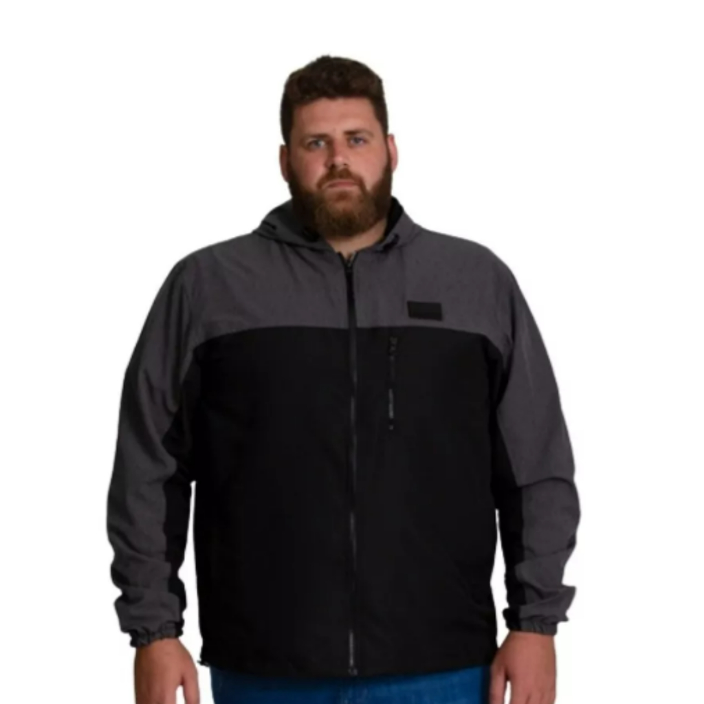 Jaqueta Corta Vento Refletiva Okdok Plus Size Agasalho Capuz em Oferta na Shopee