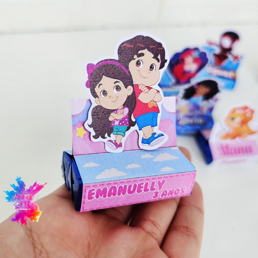 Porta bis duplo (20 unidades)  TEMA MARIA CLARA E JP / LEIA A DESCRIÇÃO em Oferta na Shopee