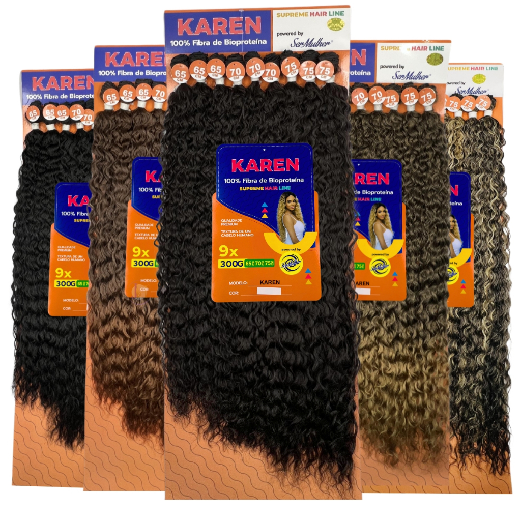 Cabelo Tela Orgânico Cacheado Bio Poteína Karen Ser Mulher