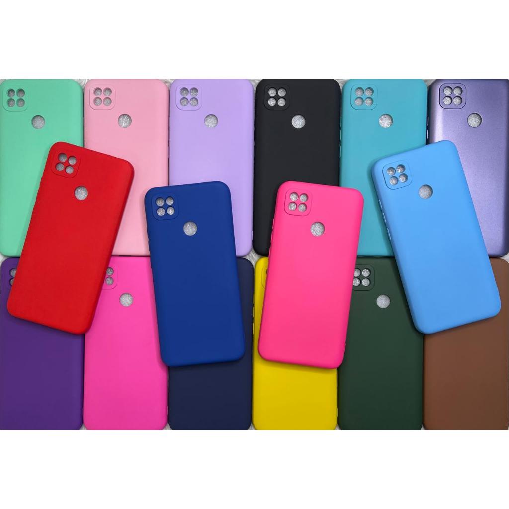 Capa Capinha Para Redmi 9C Redmi 10A Silicone Aveludado Película Case