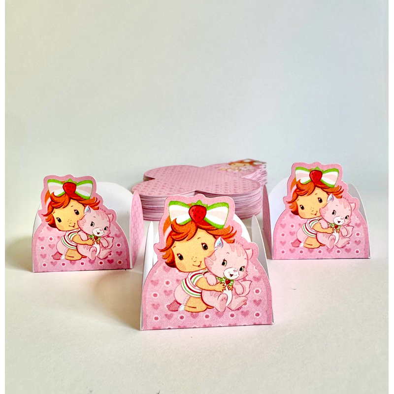 50 forminhas para doce Moranguinho - Envio rápido! em Oferta na Shopee