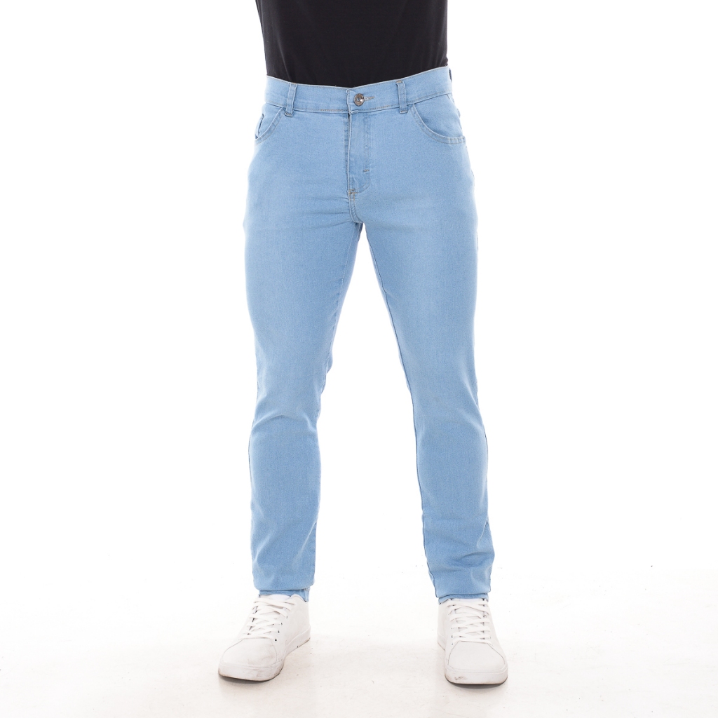 Calça Jeans Clara Masculina Com Estilo Casual Hot Pants
