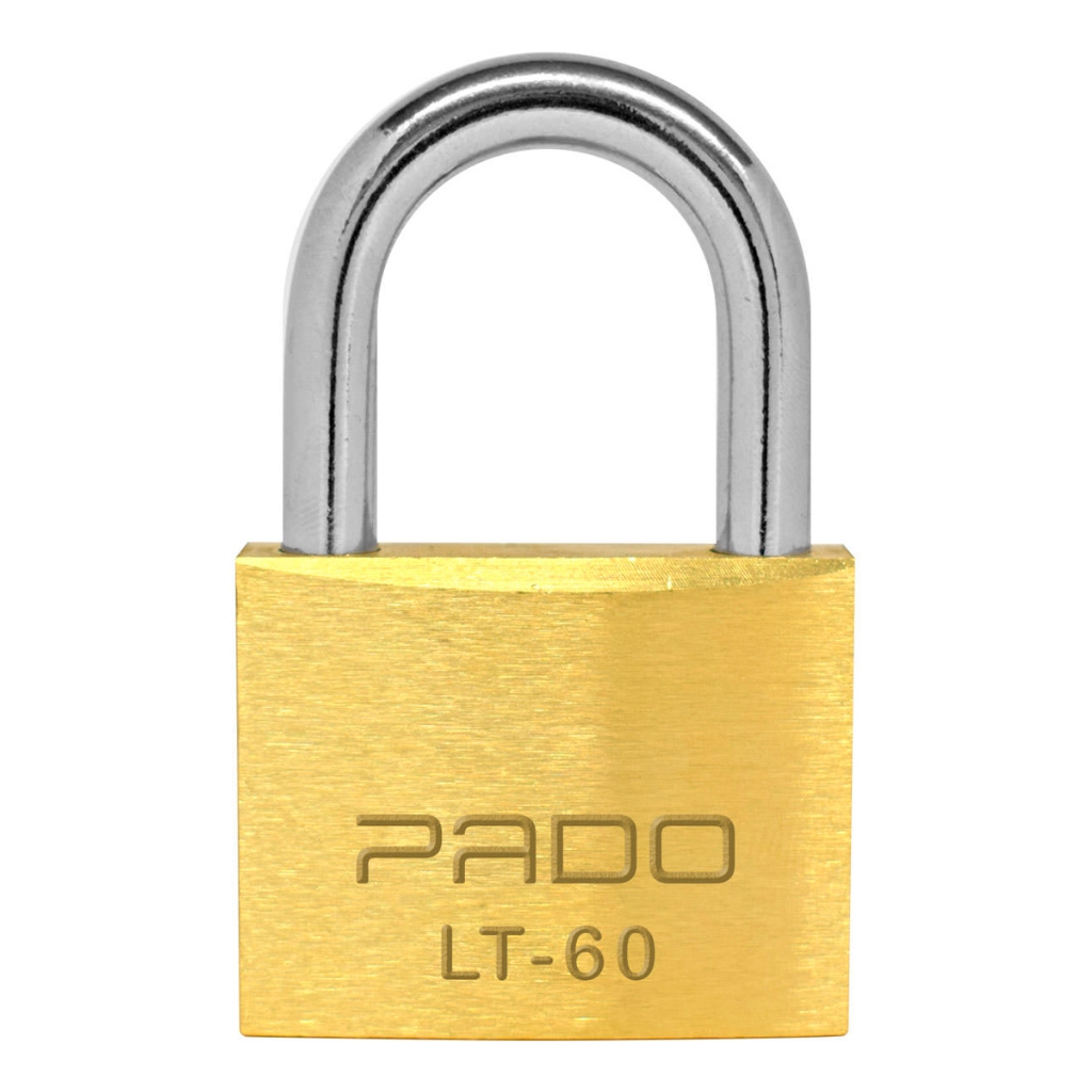 Cadeado Latão Maciço 60mm Com 2 Chaves Pado Não Enferruja Cor Dourado