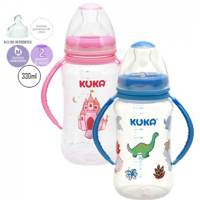 Mamadeira Big Natural Bic Orto. Nº 330ml - Kuka