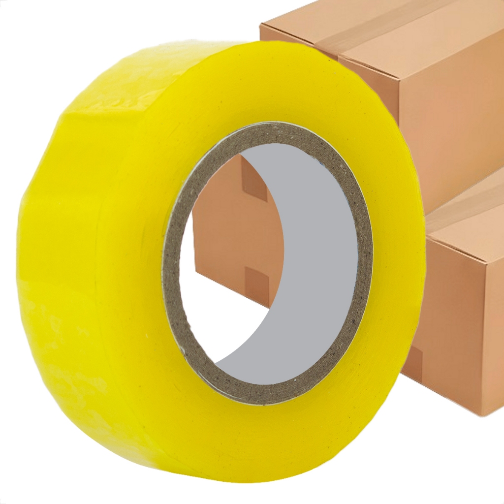 1 Unidade Fita Larga Transparente 500m Embalar Caixa Durex em Oferta na Shopee