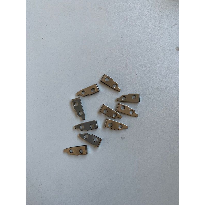 kit com 10 chapinha de metal para liga e desliga da maquina wahl
