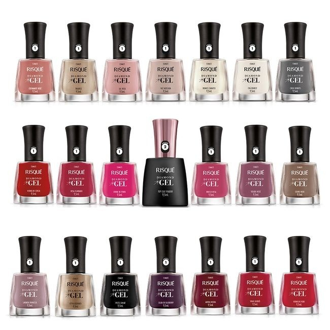 Linha Esmalte Risque Gel 9,5ML - Escolha sua Cor