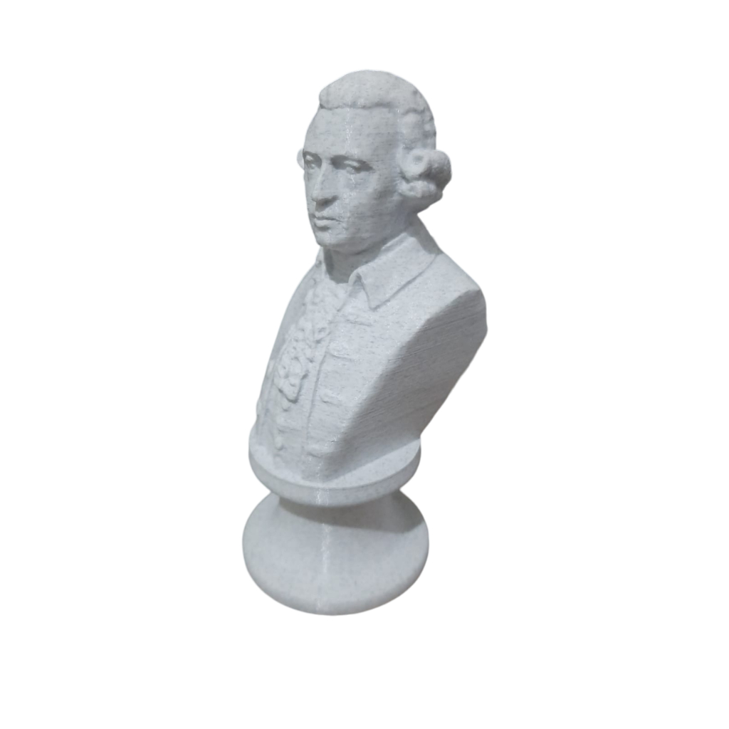 Busto Adam Smith - Filósofo e Economista Escocês - Impressão 3D