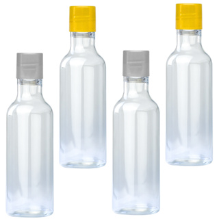 50 Mini Garrafinhas Frascos De Plástico Pet 50ml C/ Tampa Cor Metálica em Oferta na Shopee