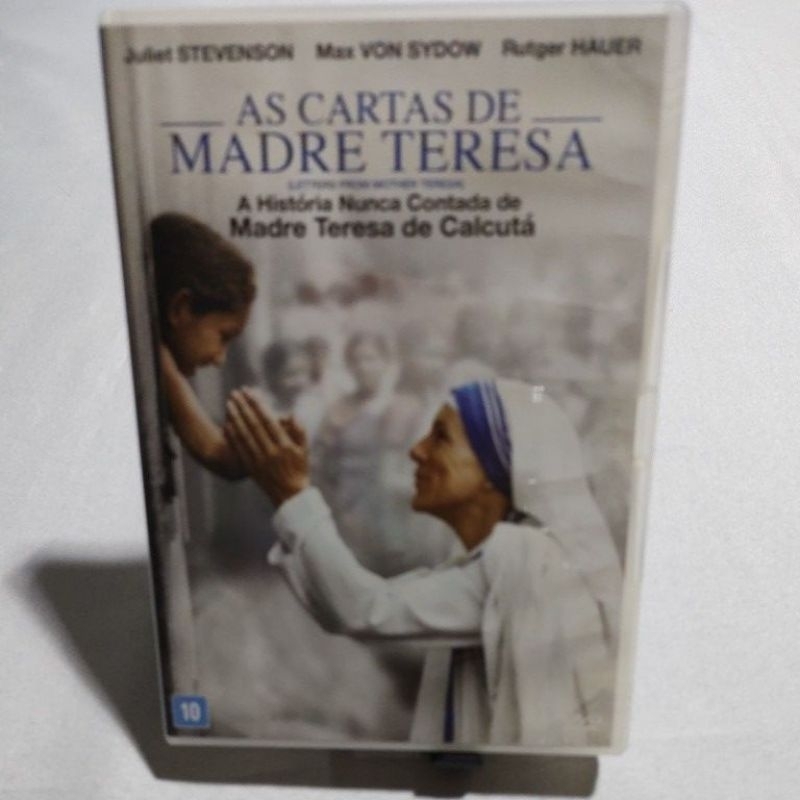 DVD AS CARTAS DE MADRE TERESA USADO DUBLADO
