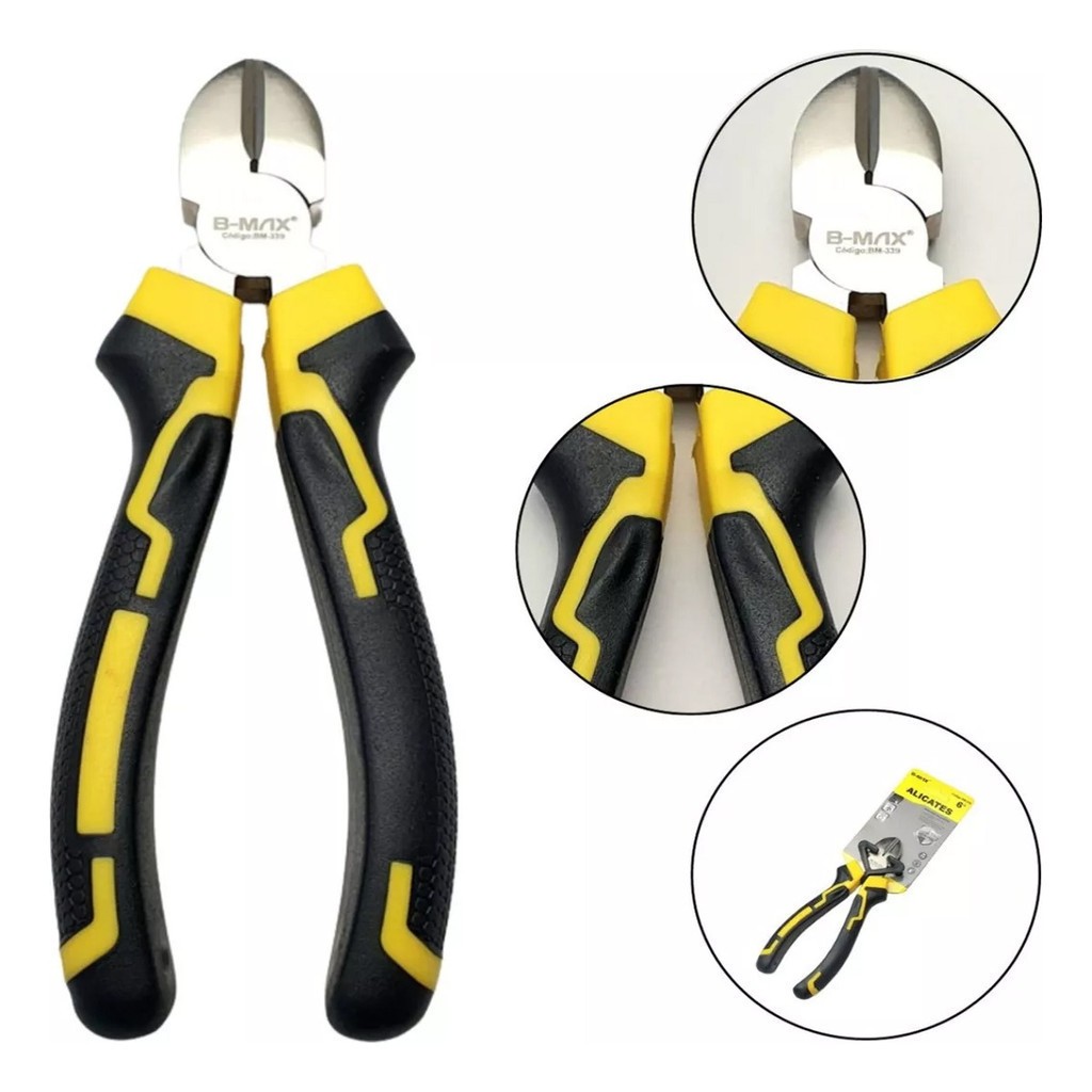 Alicate De Corte Diagonal 6 Polegadas Para Eletricista BTEK 1.000v