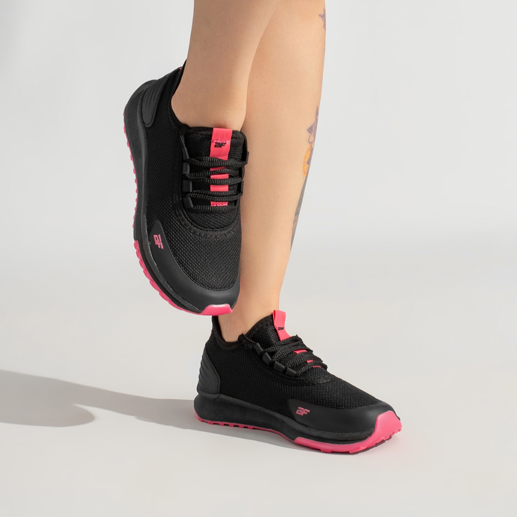 Tênis Academia Feminino Treino Caminhada Malhar Musculação Olimp Respirável Corrida BF Shoes — imagem 2 de 2