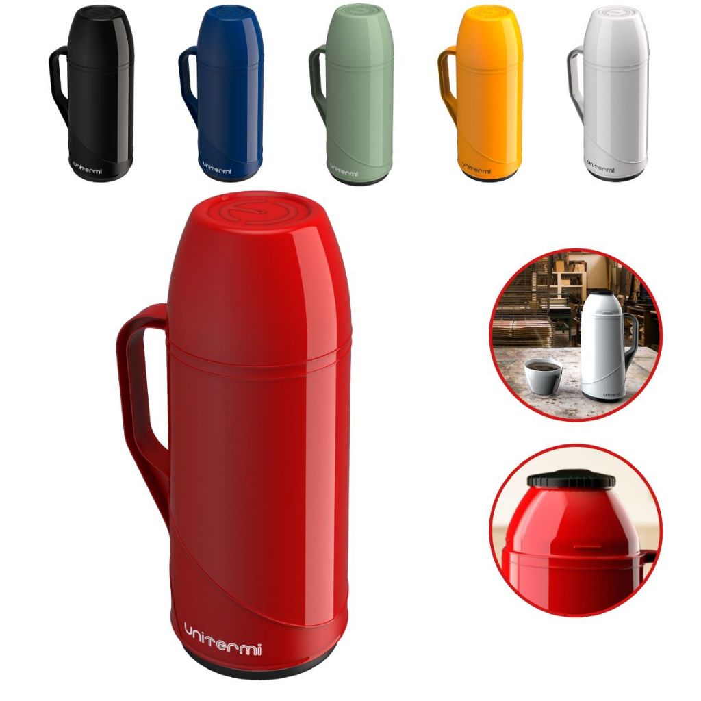 Garrafa Térmica Café Roma 0,5 Litros Promoção Leite Chá Tereré água quente fria 500 ml - Unitermi em Oferta na Shopee