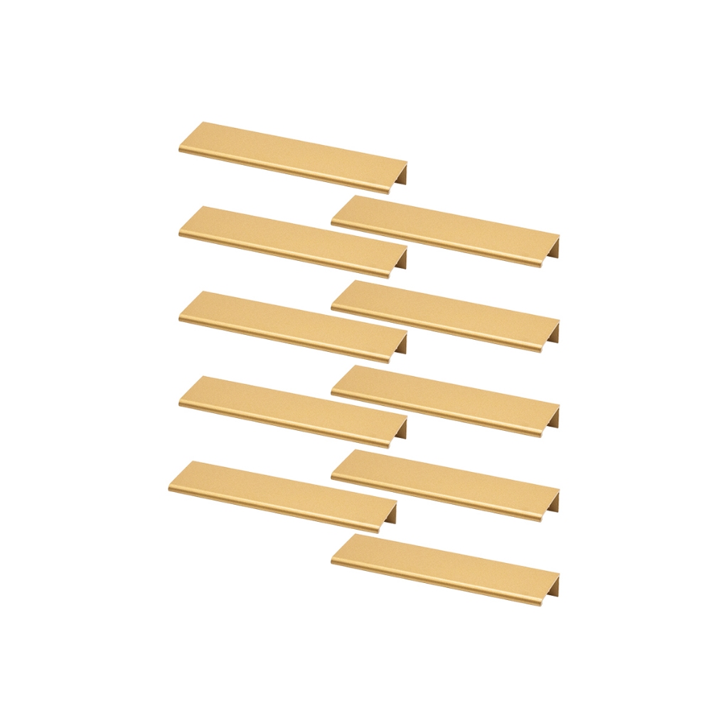 16 Uni Puxadores Retro Slim Para Gaveta Armário Tito 6,4cm