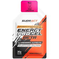 Sudract Energy Pro Gel Beta Sabor Pink Limonade 300g 10 Sachês