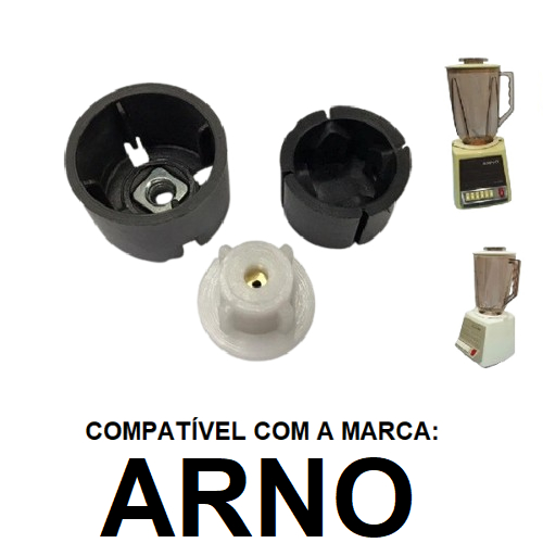 Arrastes Copo E Motor C/ Borracha Liquidificador compatível modelo Arno Multiprocessador Pro / Npro