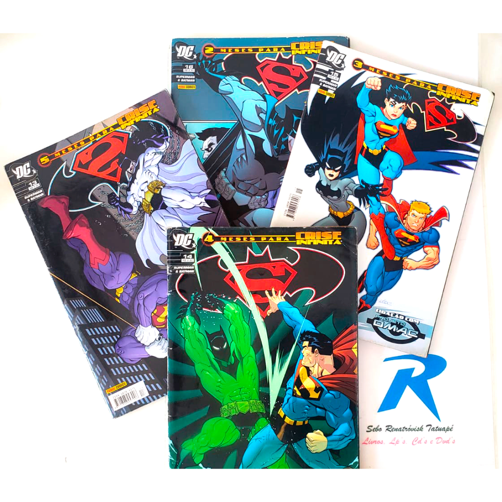 Coleção - Superman & Batman - 5 Volumes - Editora: Panini Comics