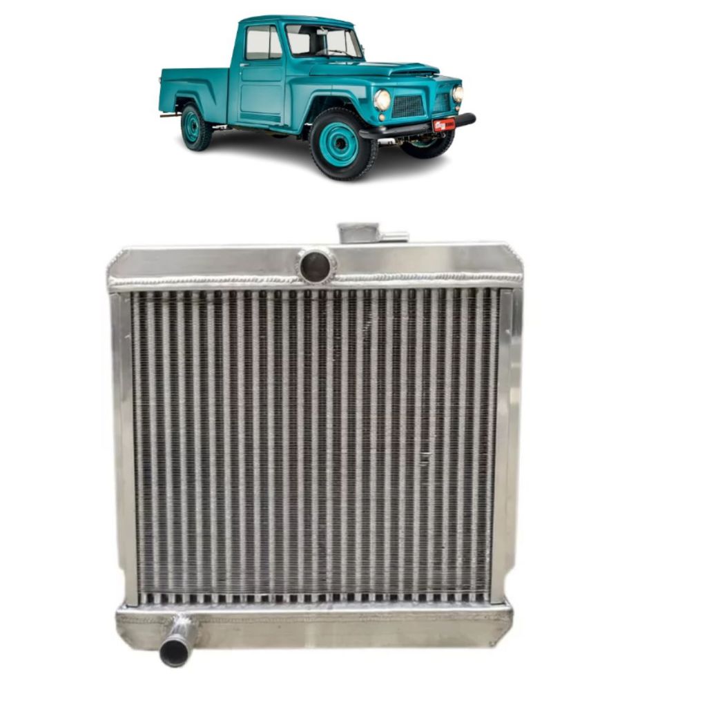 Radiador Ford Rural F75 Willys 6cc Cilindros