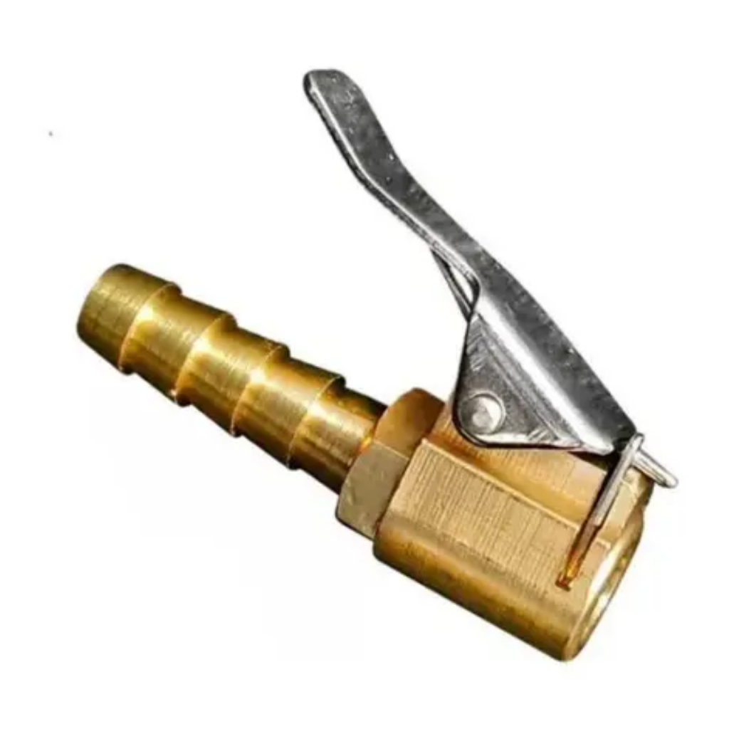 Bico Para Calibrar Encher Pneus Inflador Profissional Presilha Moto Caminhão Bicicleta Carrinho Mão