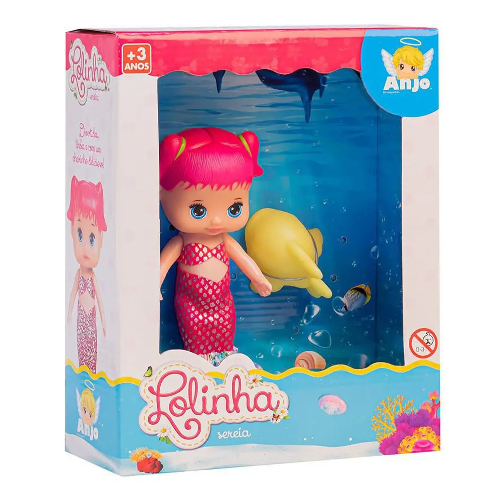 Boneca Sereia Acqua Marina Neném Super Brinquedo Para Criança - Toys