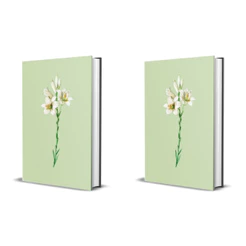 Kit 2 Bíblia Sagrada Lírios | NVI | Letra Normal | Capa Dura