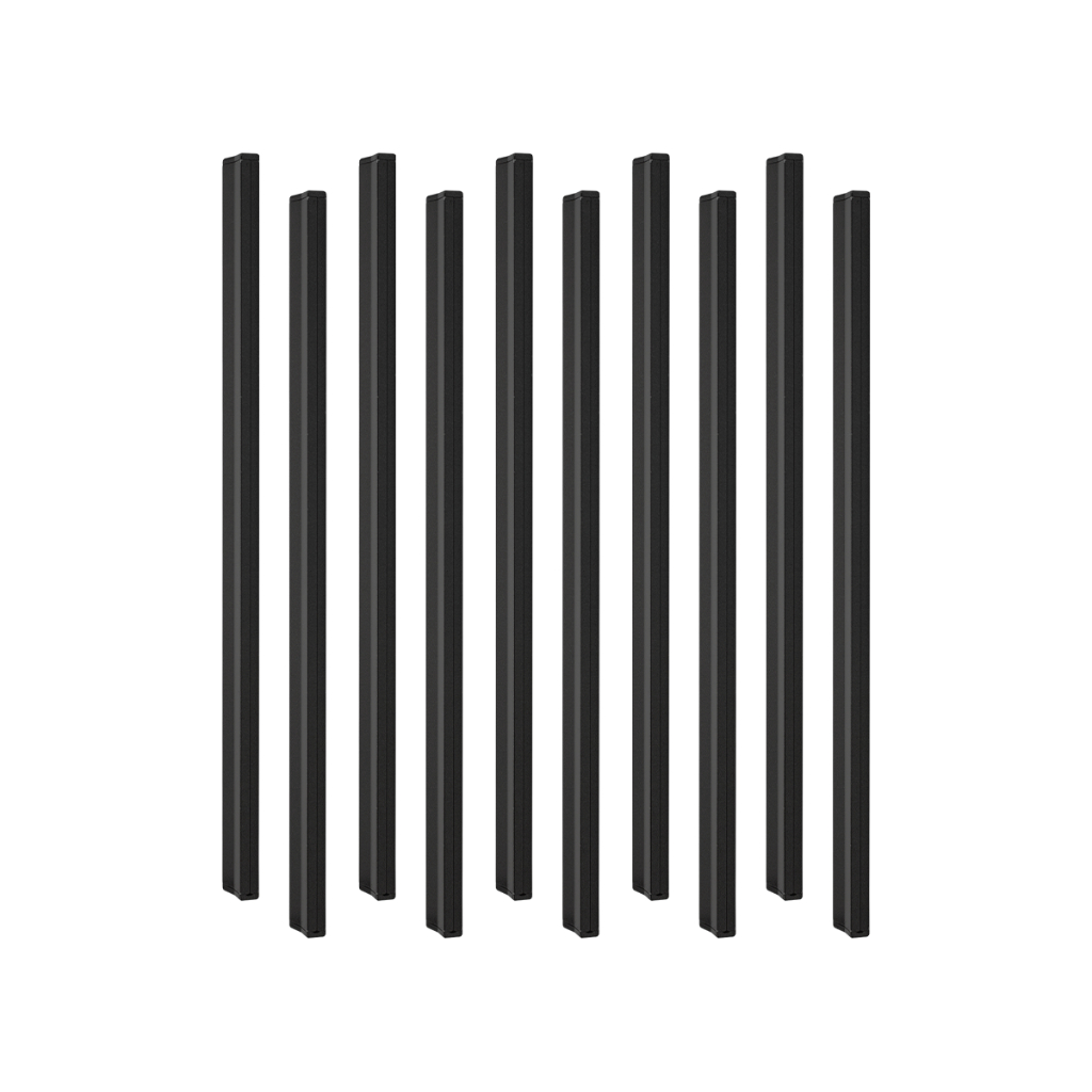 10 Pçs Puxador De Armario Porta Guardaroupa 256mm Asa Aluminio
