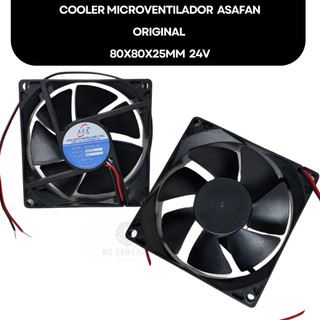 MicroVentilador fan Cooler Ventoinha Para Maquina de Solda 80x80x25mm 24v 80mm Asafan Original