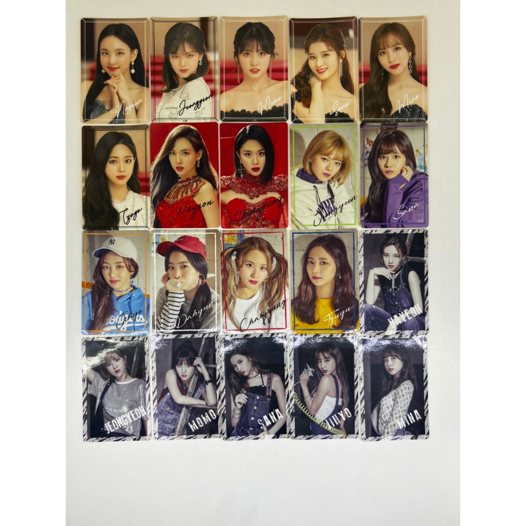 twice sticker photocard lenticular photocard original kpop em Oferta na Shopee