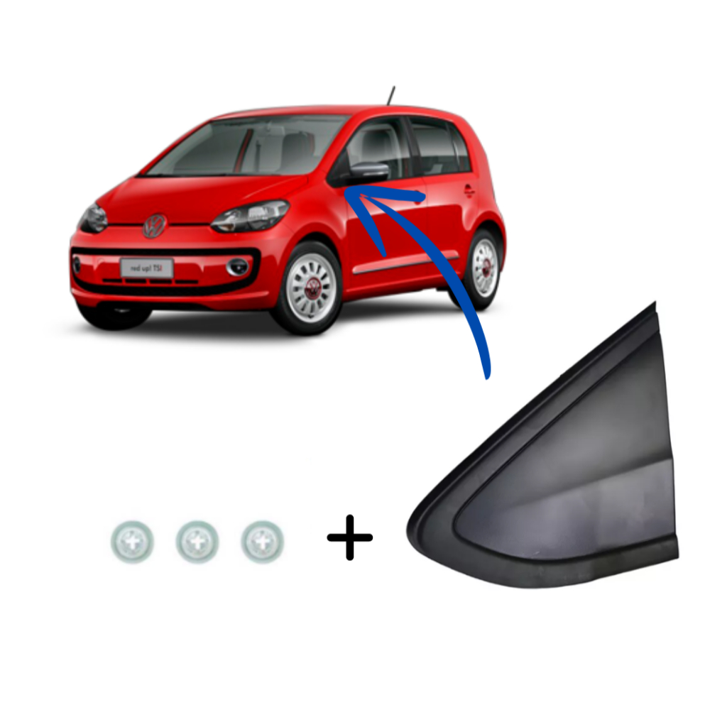 Moldura Do Para Lama Esquerdo com buchas Up 2014-2017 Original Moldura Do Para Lama Esquerdo com buchas Up 2014-2017 Original