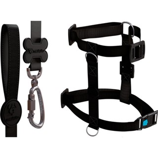 Peitoral H + Guia meAuAu para Cachorro – Guia com Mosquetão Trava – Qualidade Passeio Pet em Oferta na Shopee