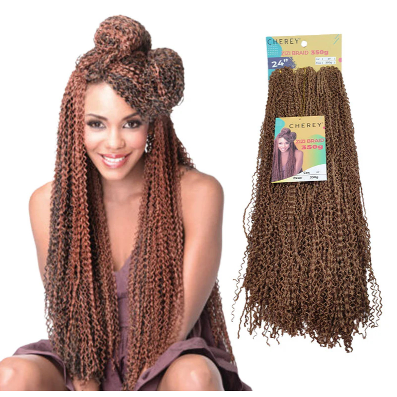 Cabelo Trançado Miojinho Canecalon Zizi Braid Pacotão 350G--CHEREY