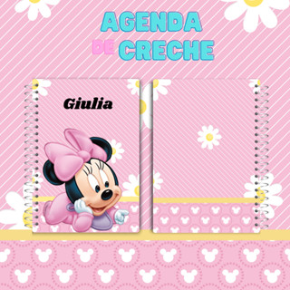Agenda Crechê (Minnie 004) em Oferta na Shopee