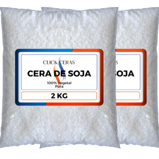 Cera de soja 100% vegetal (Pura) para velas artesanais em Oferta na Shopee