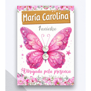Kit 20/30/40/50/100 Pares de brinco Pérola com tag Jardim das Borboleta Mimo Lembrancinhas de Aniversário em Oferta na Shopee