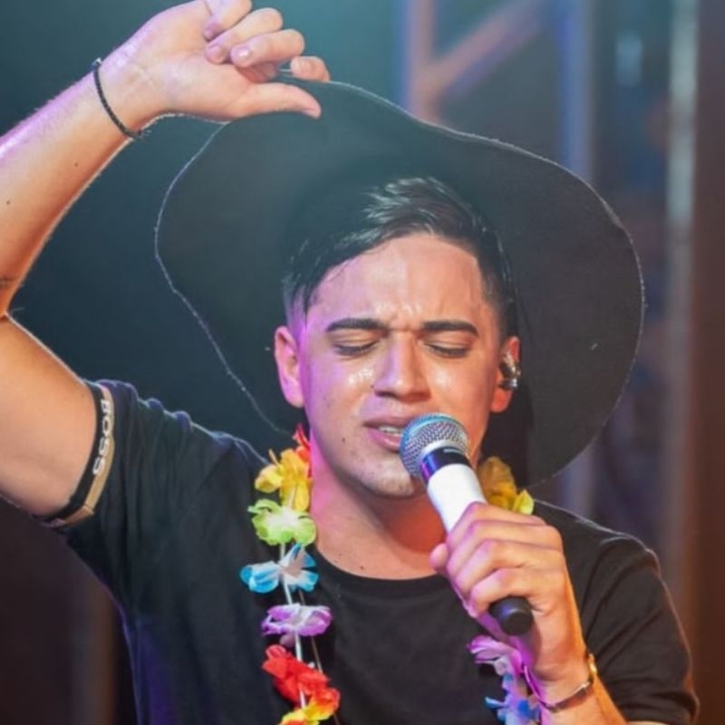 Chapéu Cata Ovo Marrom de Feltro Masculino Aba Longa Modelo Natanzinho Piseiro