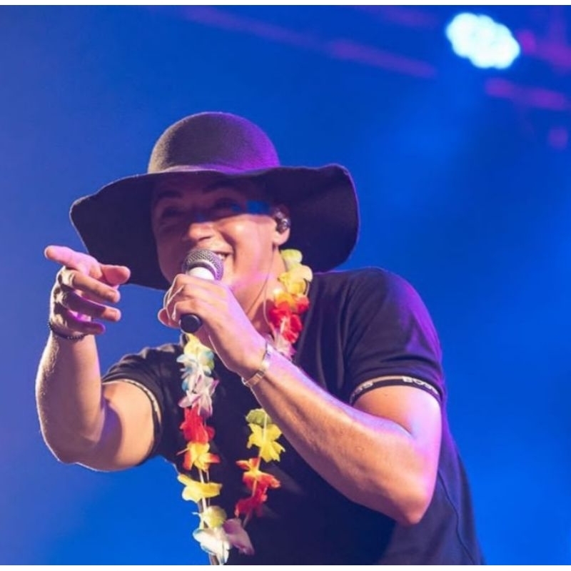 Chapéu Cata Ovo Marrom de Feltro Masculino Nathanzinho Aba Longa Caminhoneiro Country